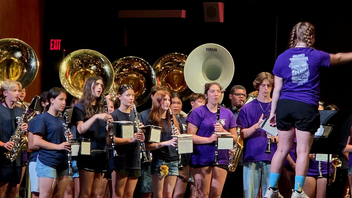 MtownFineArts's tweet photo. The MHS Marching Band kicked off the 2026-2027 Performing Arts season with the annual Pre-season presentation at the Santo Fragilio Center for the Performing Arts!

##mpsfinearts https://t.co/dfyHGyTTUc