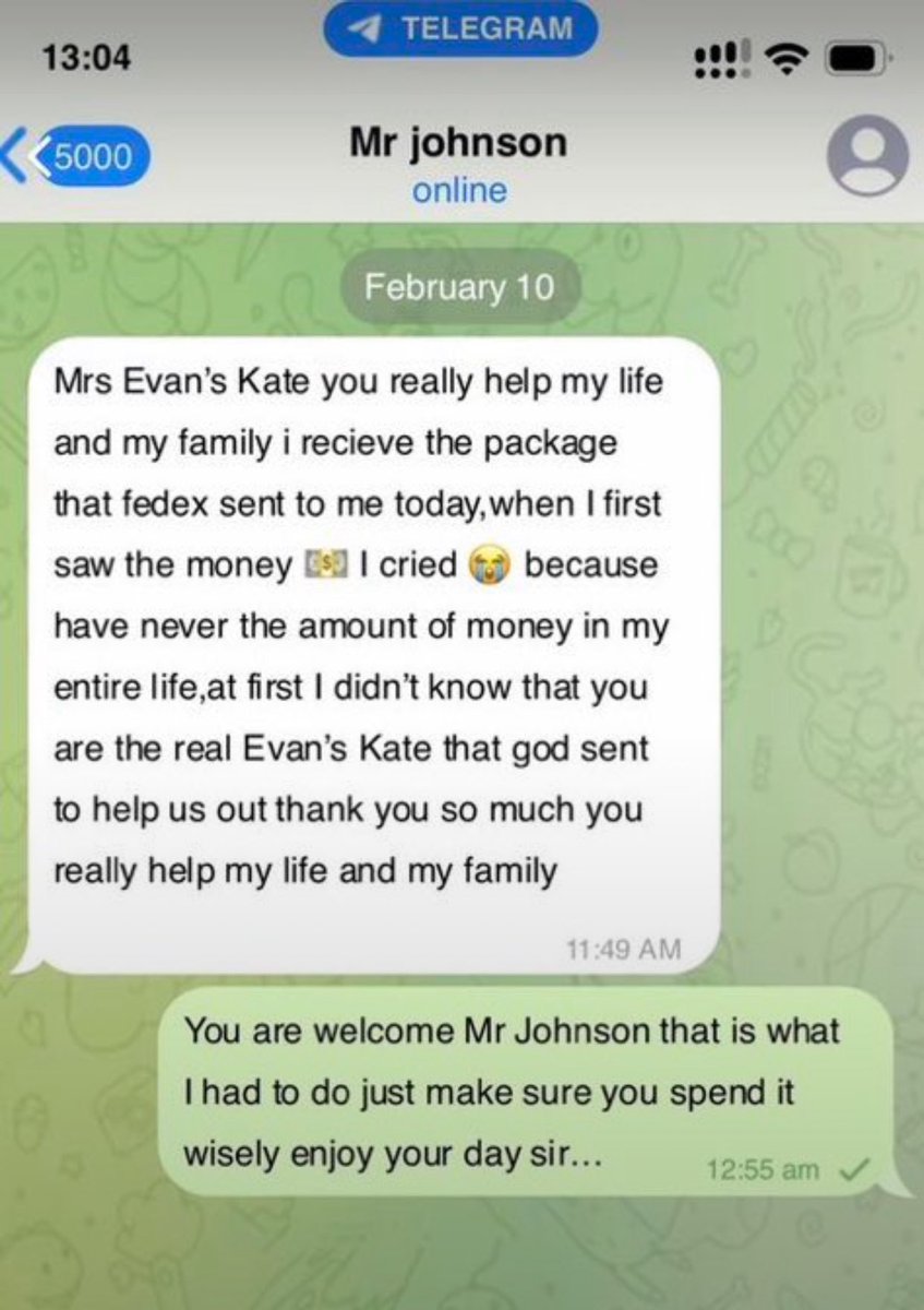 Evankategyp5's tweet photo. God is good
Hi, Evan Kate , Powerball lottery winnerof $343 million I’ve donated much of my wealth ggto different charities organizations and  I ask you again what can $500,000 do for you ?? https://t.co/PtbcPEvB20