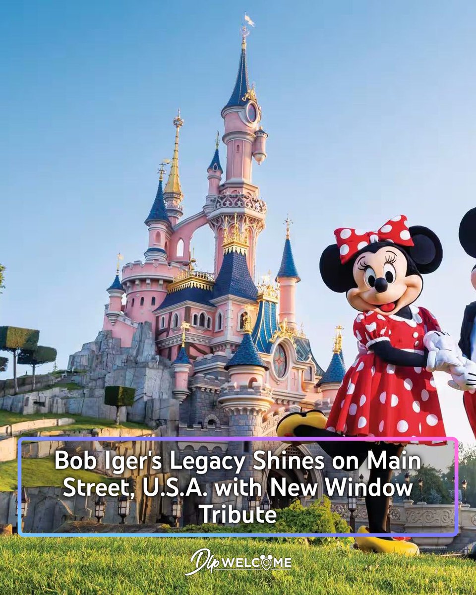 DLPWelcome's tweet photo. A true Disney legend gets his well-deserved spot! ✨ Bob Iger now has his own window on Main Street, U.S.A. at Disneyland Park. It's a special tribute to his vision and "A Great Big Beautiful Tomorrow." #BobIger #DisneylandPark
ARTICLE : https://t.co/utR66boBLo https://t.co/amD7JvyvsP