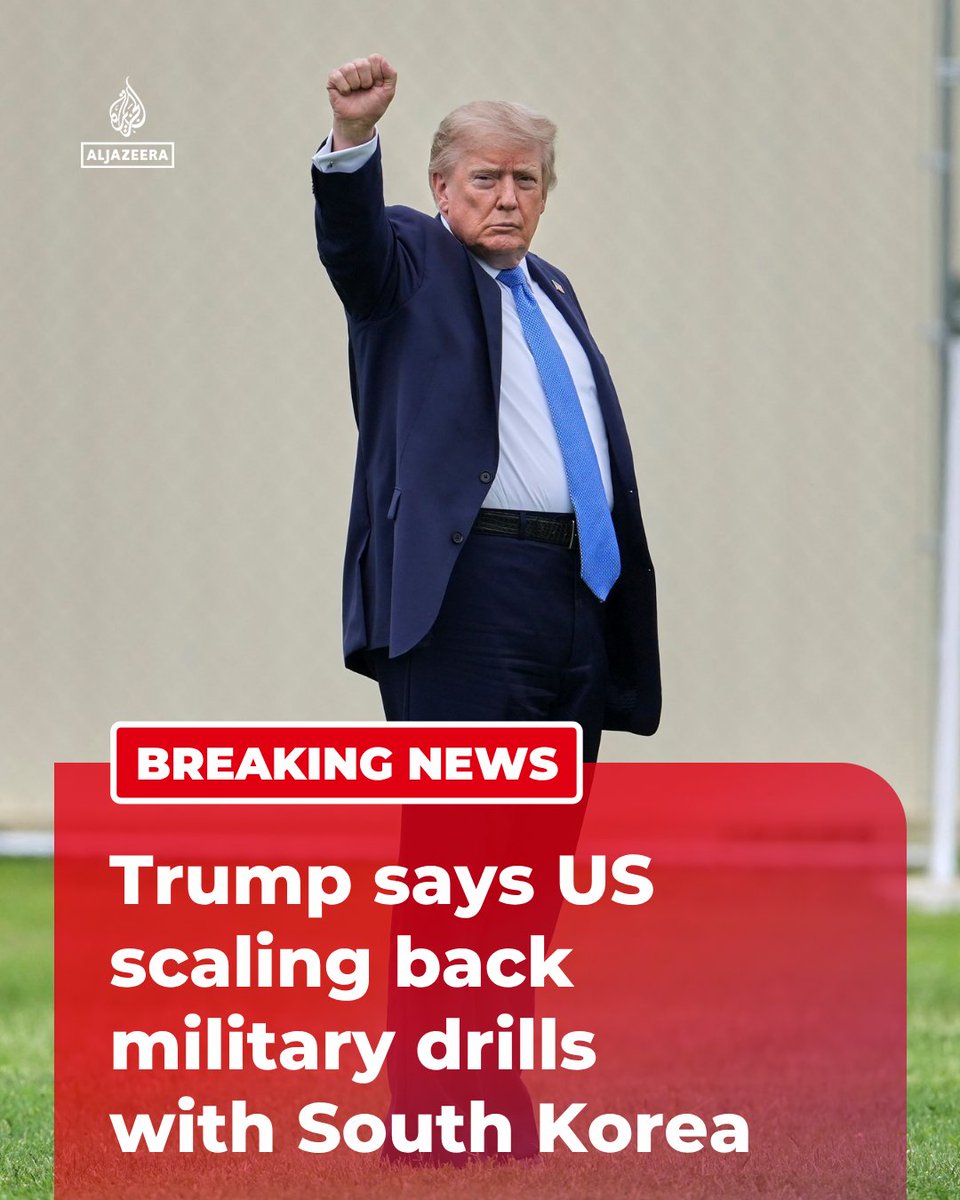 BREAKING: Trump Announces Reduction of Military Exercises with South Korea Amid Claims of Progress with North Korea