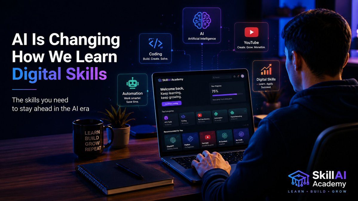 Samuel_UGC1's tweet photo. I just published You Don’t Need Another Tutorial. You Need a System for Learning. How to make money with AI in 2026. https://t.co/aOKvKRVrId https://t.co/e2Sr1wyzOo