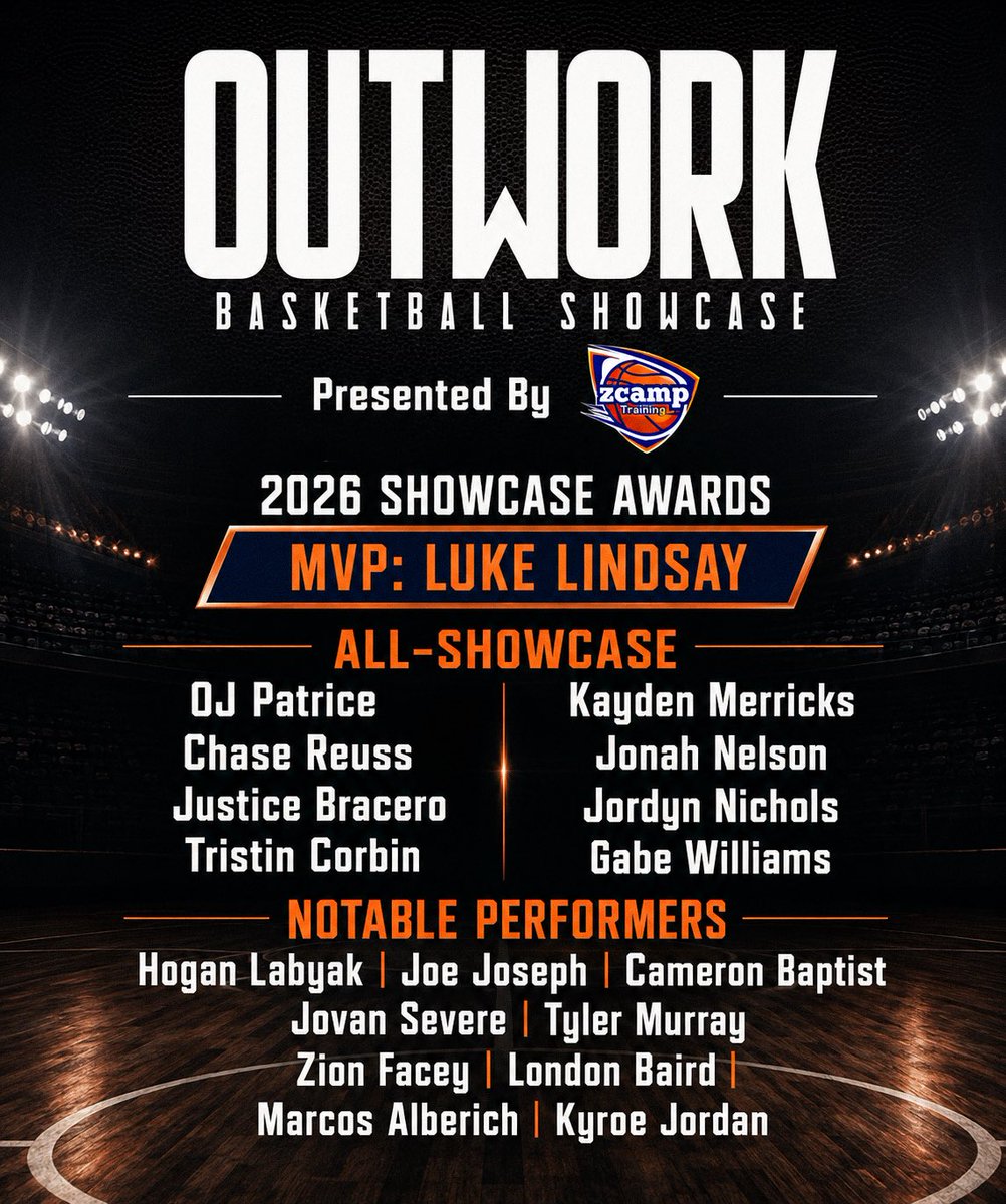 outwork_bball's tweet photo. 2026 Outwork Basketball Showcase (FL) Awards 🔥 https://t.co/1hqfVHN8zN