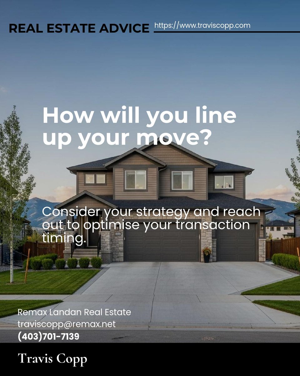 CoppTravis's tweet photo. The real win for move-up buyers in Calgary is matching your sale timeline with your next purchase, miss the mark and your options shrink fast. 

How would you line up both sides of the deal? https://t.co/fLzT6Z4V7x