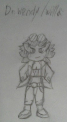 Real14thGamer's tweet photo. I found this drawing of @doctah_wahwee's illegitimate daughter from another universe: Dr. Wendy / Willa https://t.co/xCs3y3dnVb