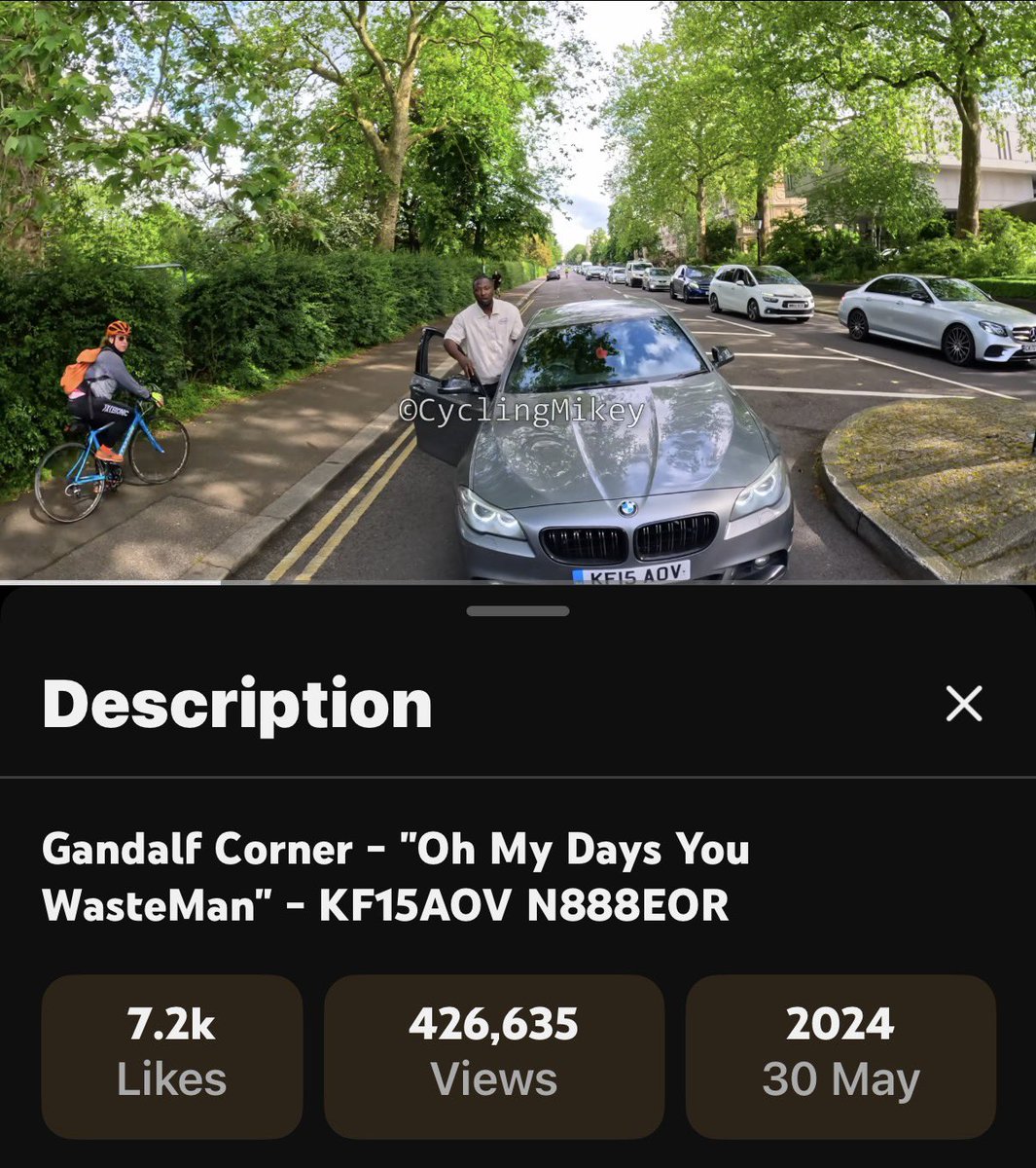 DaveRixon's tweet photo. @DaveKent101 Why the f**k has this been posted today?

 This was filmed over 2 years ago and the person who posted it has had there username covered with ur get back into your own lane text! https://t.co/WMCDbmUGfO