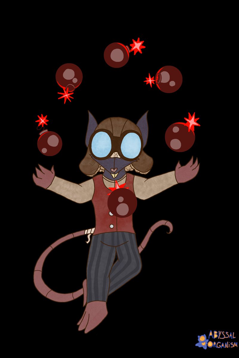 AbyssalOrganism's tweet photo. Commission para @MrWillahelm  🐭💣 https://t.co/vXODhiUAWj