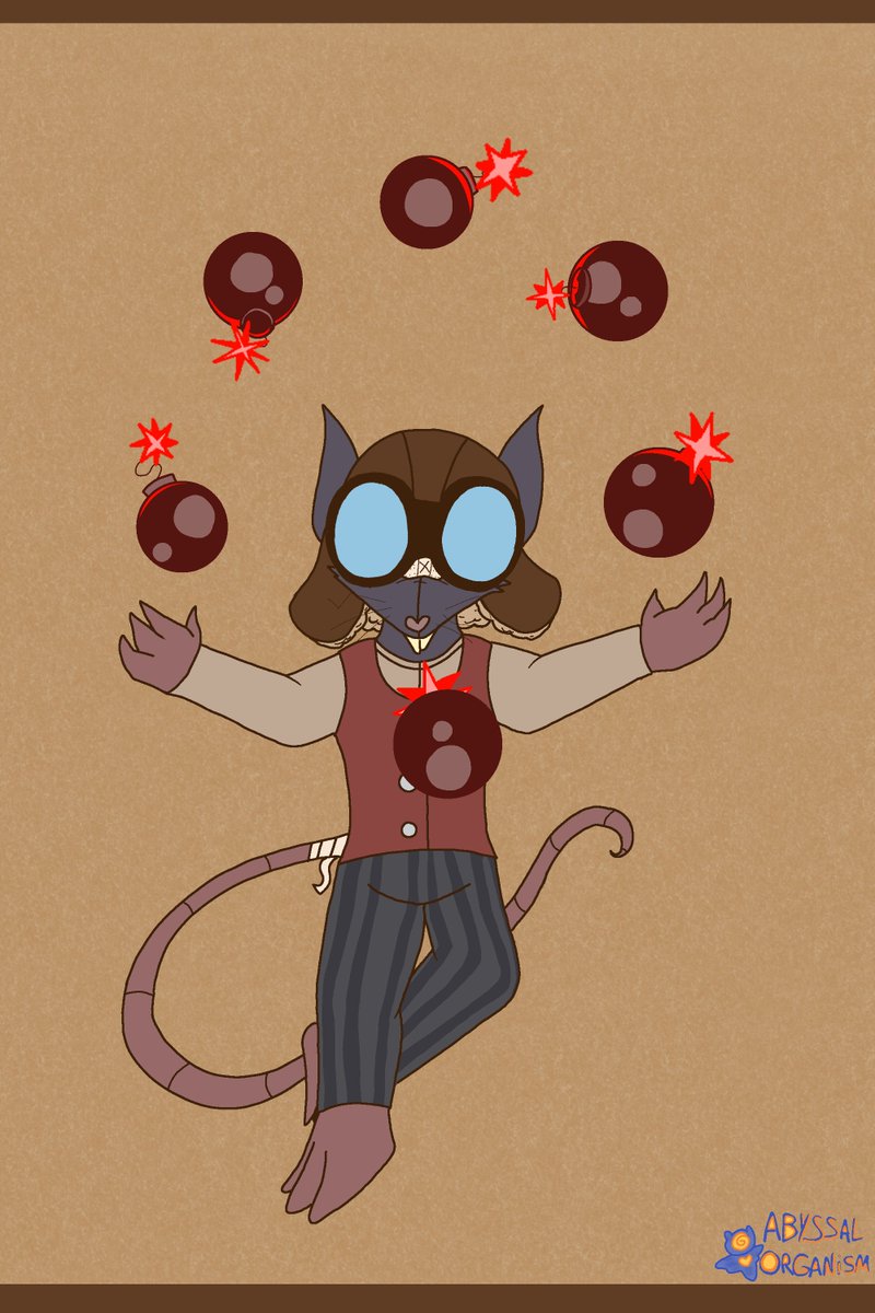 AbyssalOrganism's tweet photo. Commission para @MrWillahelm  🐭💣 https://t.co/vXODhiUAWj