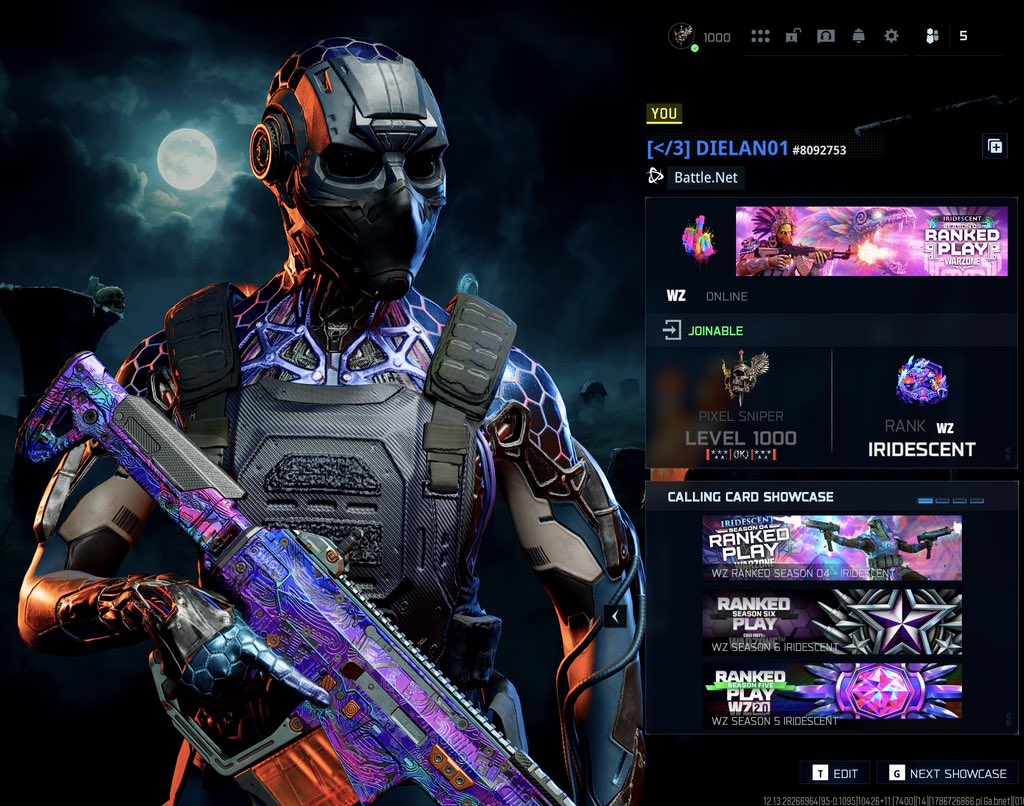 DIELAN01_'s tweet photo. If you haven’t hit iridescent with death fees. Don’t talk to me lol 🫡 https://t.co/m9qlYHvLEz
