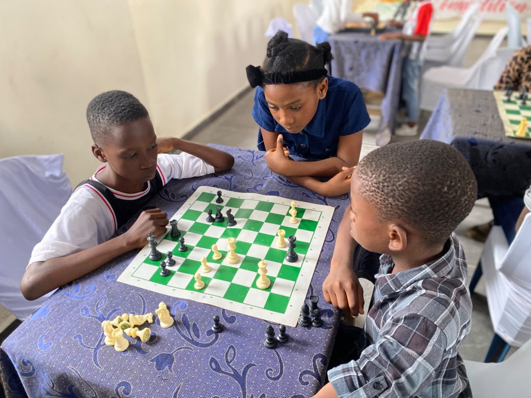 NiHChallenge's tweet photo. COURAGE HAS NO AGE LIMIT* ♟️

Yesterday at the *Temitayo Oyekunle Chess Tournament*, I witnessed something that moved me deeply.

I watched our youngsters sit across the board from older, more experienced players... and they did not flinch. They thought. They planned. They competed.

That is one of the greatest values of chess: *COURAGE*. 
Courage to face anyone, regardless of age or experience. 
Courage to make your move, own your decision, and learn from the outcome.

 #NationalOrientationAgency