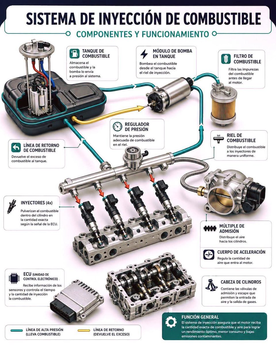 Adol_Adolfoo's tweet photo. ⛽🔧 Sistema de inyección de combustible: así llega la gasolina al motor https://t.co/kafbfhtufP