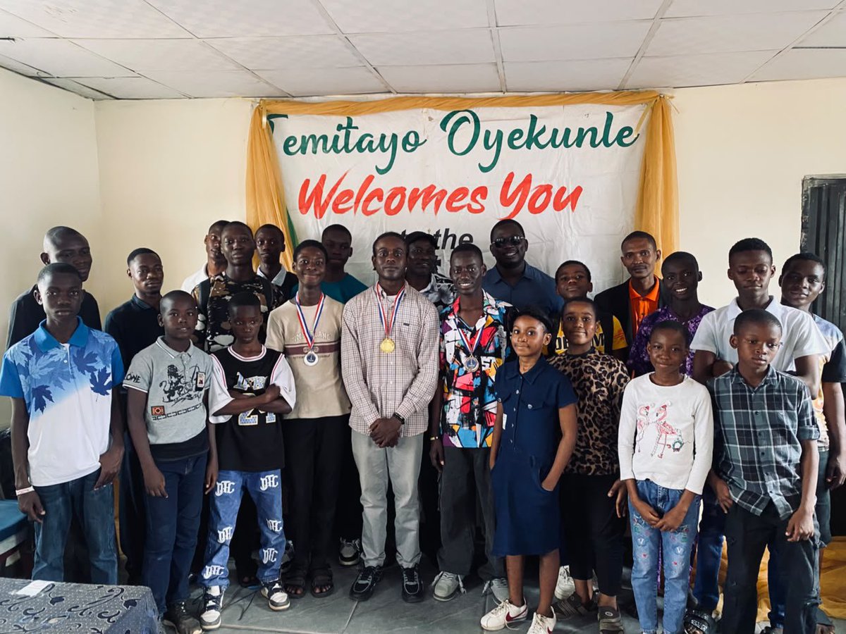 NiHChallenge's tweet photo. This is why I am passionate about our children. When we give them the space to dream and to compete, we are raising better people. 
Better people build a better society. 
And a better society assures a secured future for our nation, Nigeria. 🇳🇬

To every child who showed up and played today: You are all winners. You are _NIGERIA WORLD BEST 2.0_

#TemitayoOyekunleChessTournament #CourageOnTheBoard #IretomiwaIsaacYusuf #BestYoungestPlayer #ForTheChildren #NigeriaWorldBest2_0