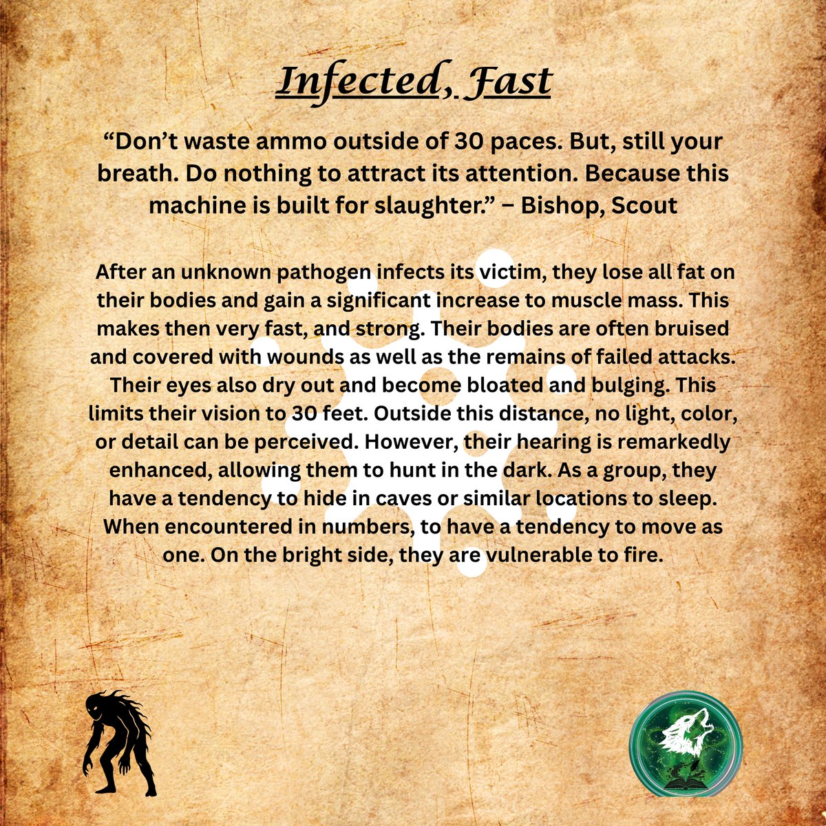 TheWolvenScribe's tweet photo. https://t.co/lPWzP4z5jm

#WolvenScribe #Content #InfectedFast #Template
#Pathfinder #Zombieish https://t.co/FbK7fQyWKW
