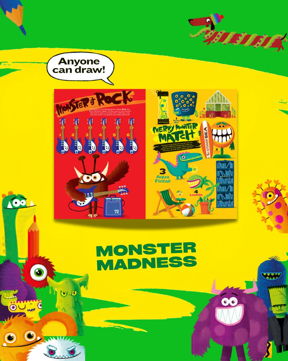 HarperCollinsCh's tweet photo. A Draw With Rob summer 🌞🖍️
There's bundles of monster madness, come along to meet your match and get artsy with Draw With Rob! 🤭🧌👾🧛 #DrawWithRob https://t.co/JX6WvWgzu2