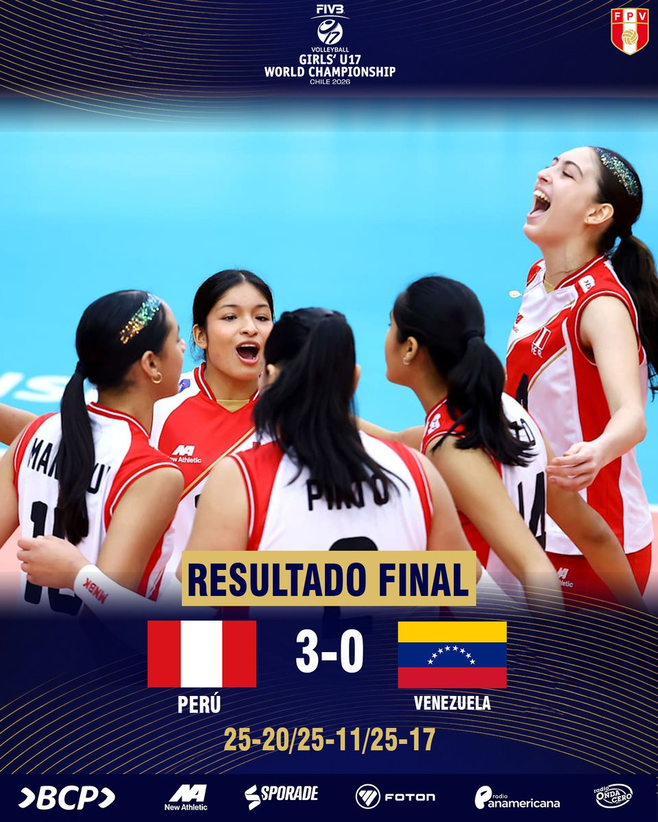 FPVPE's tweet photo. Perú venció 3/0 a Venezuela 
¡ORGULLOSOS DE USTEDES GUERRERAS!

https://t.co/tA3jMALShB https://t.co/zX0P3HsS3c