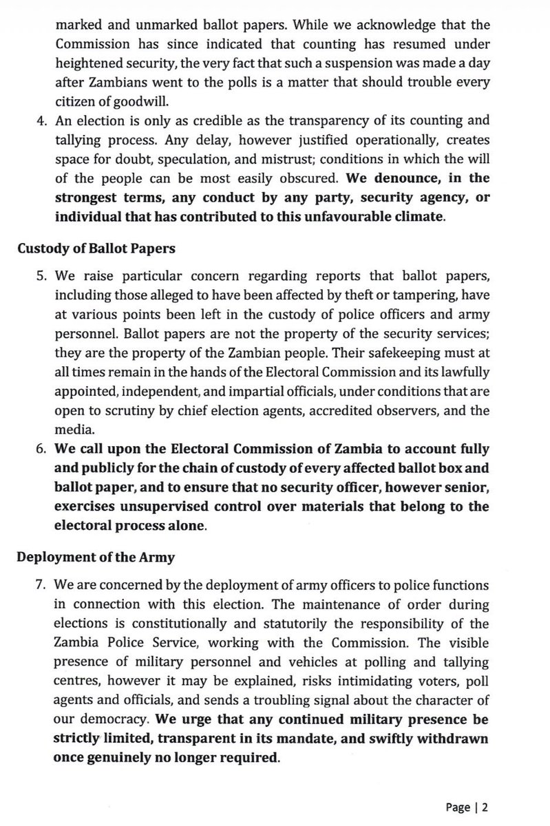 zambianwhistle's tweet photo. ZAMBIA CONFERENCE OF CATHOLIC BISHOPS

​PASTORAL STATEMENT

​ON THE CONDUCT AND CLIMATE OF THE 2026 GENERAL ELECTION

​“Peace sown by peacemakers brings a harvest of justice”
​(James 3,18) #ZambiaDecides #ZambiaVotes https://t.co/iWJ5DVaB5P https://t.co/9pQDYvHEfP