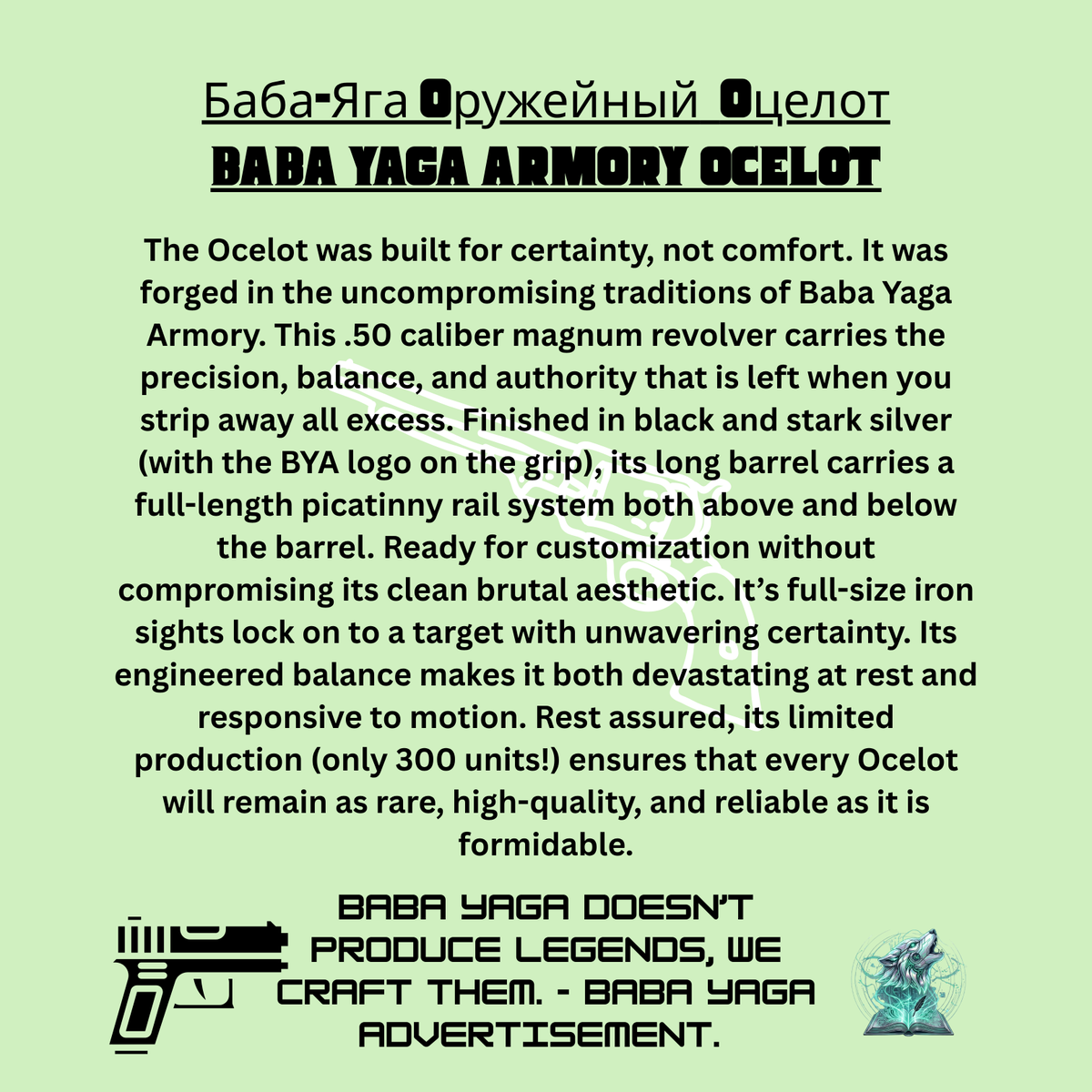TheWolvenScribe's tweet photo. https://t.co/lPWzP4z5jm

#WolvenScribe #Content #Freebie #Cyberpunk2020 #WeaponRanged #BabaYagaArmory https://t.co/yHjshwhV3z