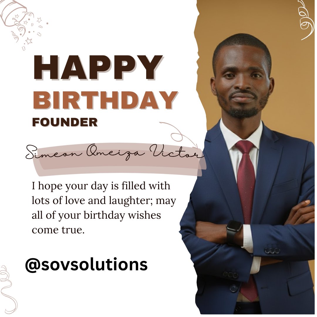 Victorsimeon12's tweet photo. 22nd of August 🎂
Another year, another level.
God has been faithful, family has been solid, and growth has been real.
Thank you to everyone who’s been part of my journey.
Here’s to more wins, more peace, and more purpose.
Cheers to me 🥂 #BirthdayBoy #22ndAugust https://t.co/jPrczOD2dD