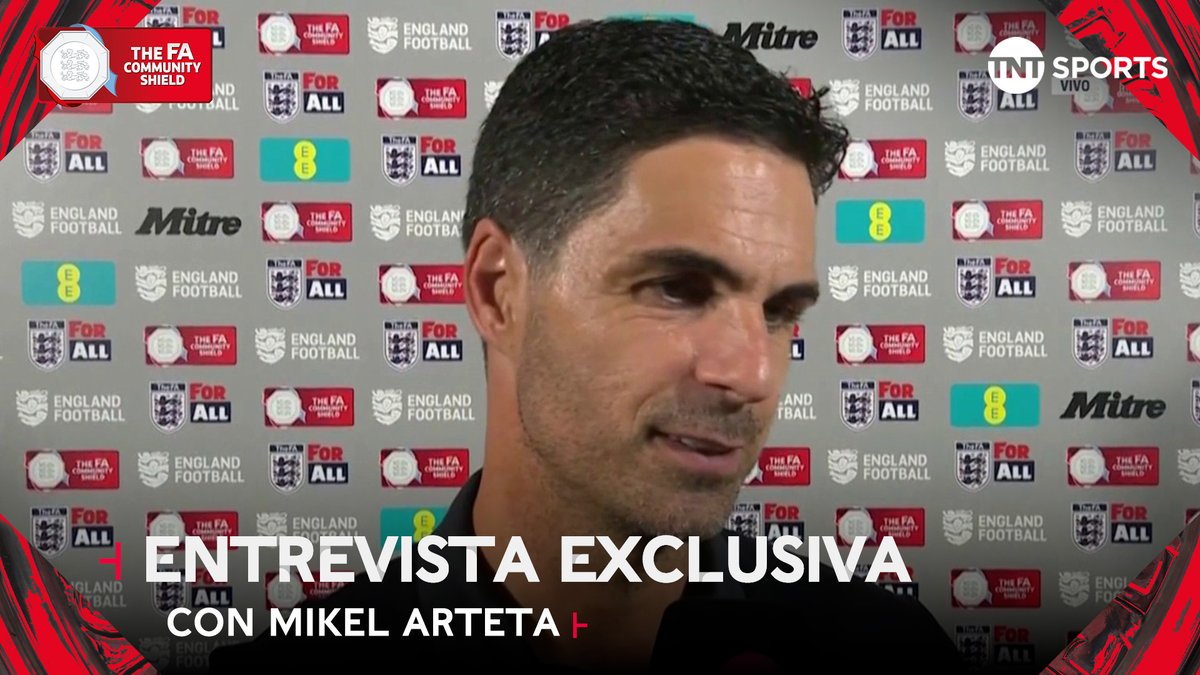 tntsportsmex's tweet photo. ¡Feliz por el primer título de la temporada! 😃🏆
Esto dijo Mikel Arteta a @Rodrigo_Lara_TV, tras levantar el #CSEnHBOMax: https://t.co/MRHYUOoLCA 🗣️
#TNTSportsEnHBOMax https://t.co/w2fRUMBYrO