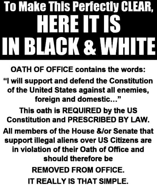 SassySessions's tweet photo. All Muslims in local, state, and federal office are fraudulently in office because they can NEVER swear allegiance to the Constitution, as Sharia is absolute to them. When they naturalize, they lie. They cannot support the Constitution. Incompatible with our freedoms

Remain vigilant and continue to be watchful, as you can significantly affect the outcome. Our strength is rooted in unity. Separation leads to our demise.  United We Stand, Divided We Fall.