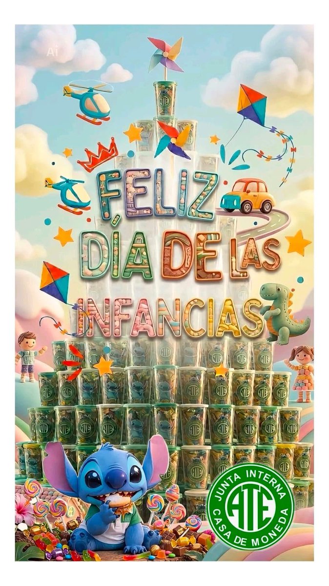 casademonedaATE's tweet photo. 💚🤍 Día de las Infancias

Cada infancia merece crecer con amor, cuidado, respeto, juegos y oportunidades.

Jugar, imaginar, reír y soñar también son derechos. ✨

Sigamos construyendo un futuro donde cada niñx pueda ser feliz.

JI ATE CMA 💚🤍
@ATECapitalOk https://t.co/CbUjYtIpJ9
