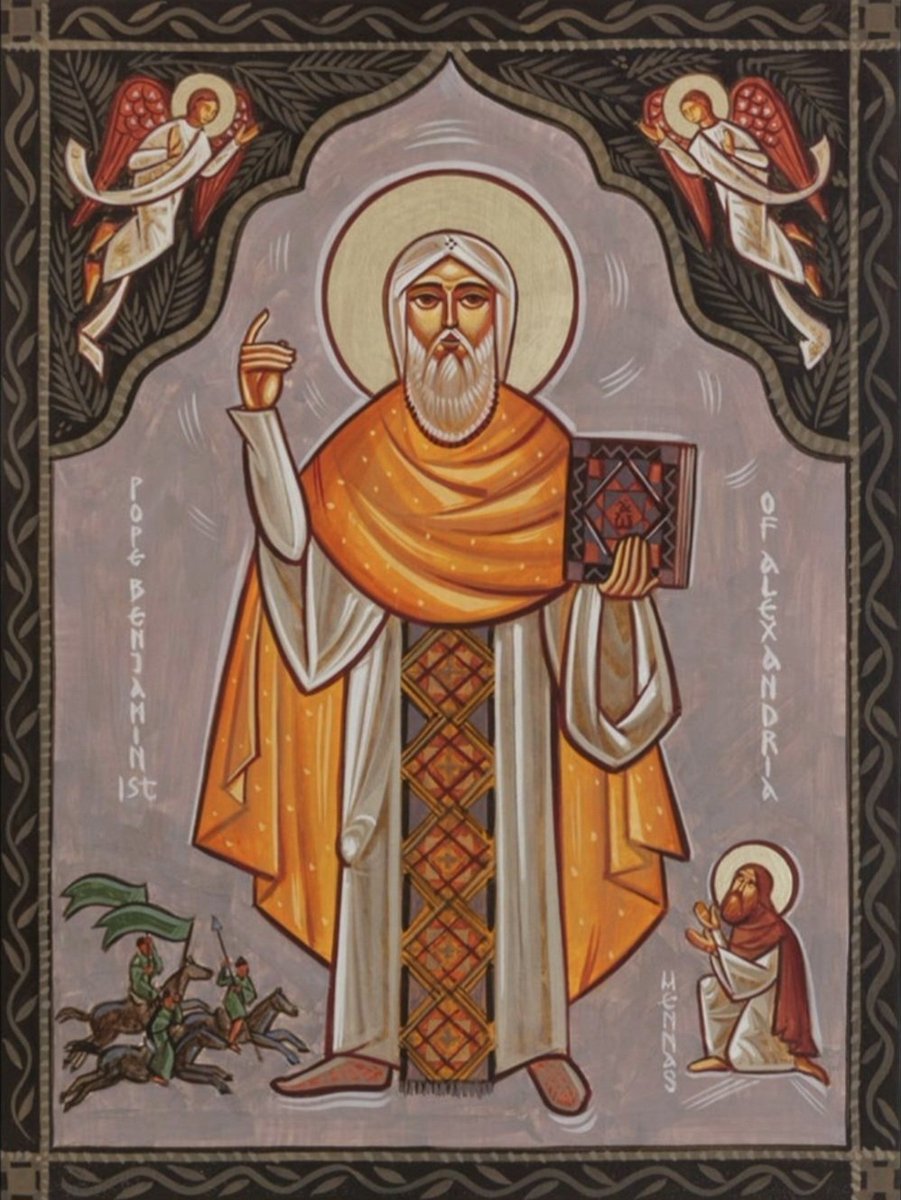 TryinPhilotheus's tweet photo. #SaintFact #6

Today is the feast day of Saint Matra (also called Metras), who was the first martyr under Decius, as Pope Dionysius (+264) says in his letter to Patriarch Fabian

Later, the Monastery of St Matra became the seat of the patriarchate under Pope Benjamin I (+662) https://t.co/i0hdrA7g1n