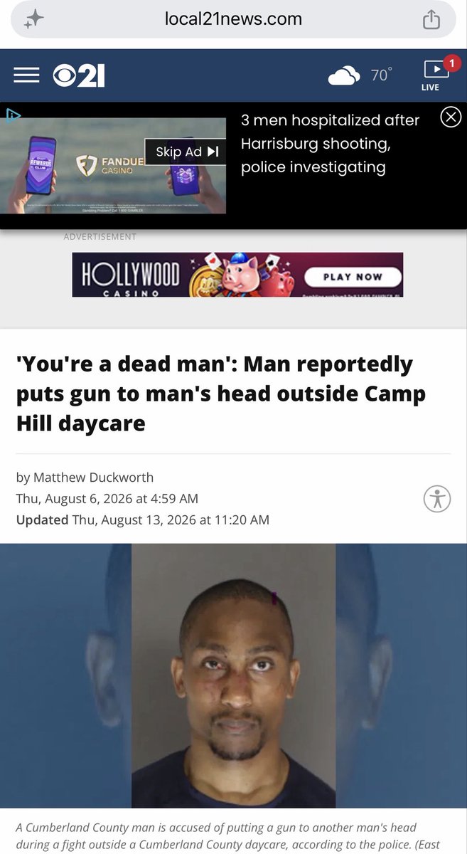 RZvic1r's tweet photo. @HersheyCompany @Hersheys @hersheys_cp @TheHersheyBears 

Your employee David Quarles is very violent. Are you still employing this violent individual? Do you support felony gun violence around innocent children at a place that suppose to be a safen haven for children? https://t.co/fZ9tlRvbo7