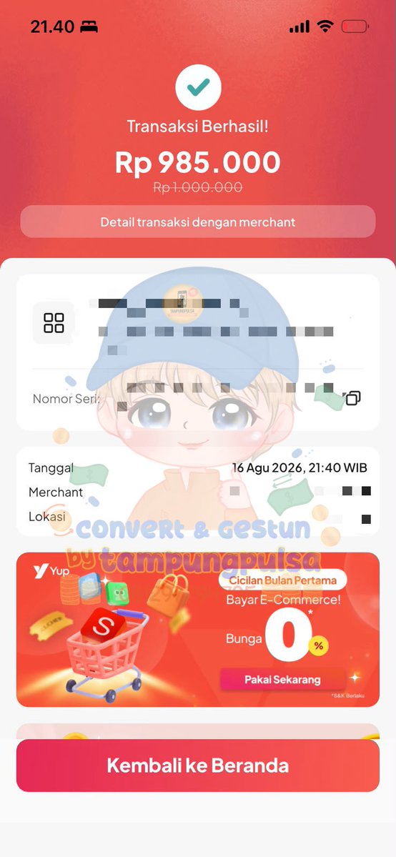 affvcient's tweet photo. lagi cari jasa gestun yang trusted &amp; cepat ? disini jawabannya ! 🥳

kenapa harus gestun di tampungpulsa (?)

💰 trusted since 2015 with 30.000+ testi
💰 avail semua paylater
💰 pencairan instan

info lebih lanjut di bio ! ✅✨ https://t.co/HX30VyAphq