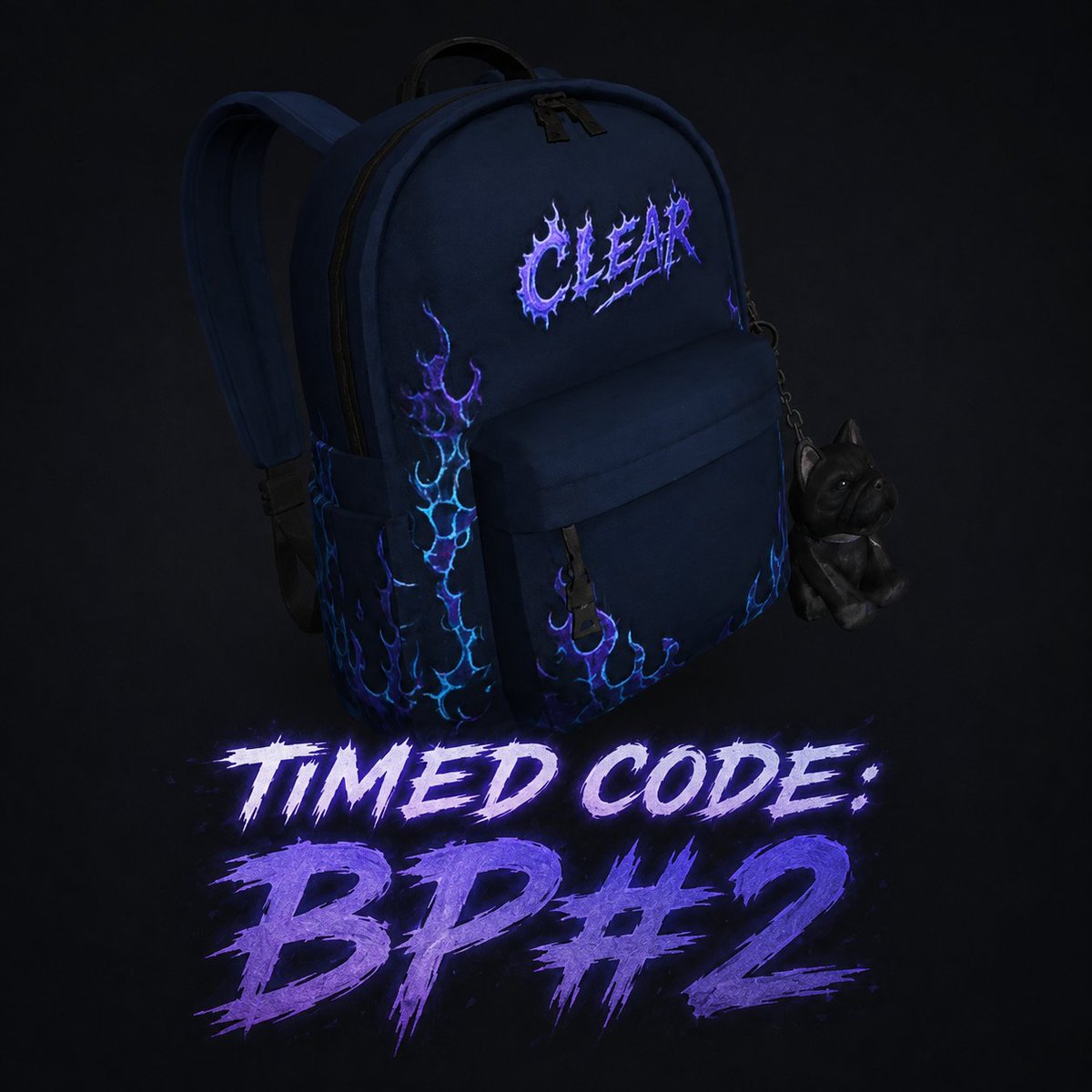 ClearRBX's tweet photo. 🎒 FREE UGC SOON — FLEX UGC TIMED CODE: BP#2

Serial #2 Giant Backpack w/ Dog Charm 👀

Stay ready. 🔔

#Roblox #RobloxUGC #FreeUGC #FlexUGC https://t.co/n3x9hAsXC3