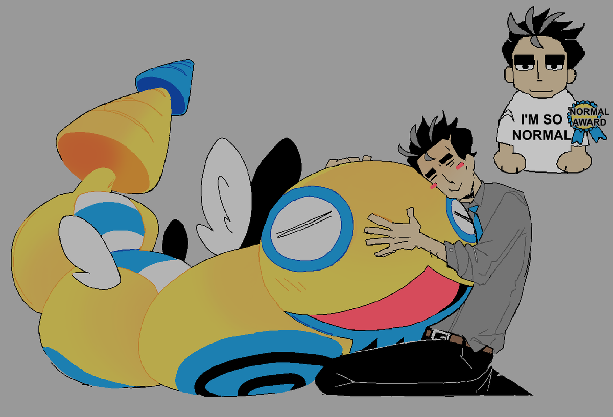 SlajiG's tweet photo. I like that normal guy with his normal pokemon aww aw https://t.co/IrscbeoNpZ