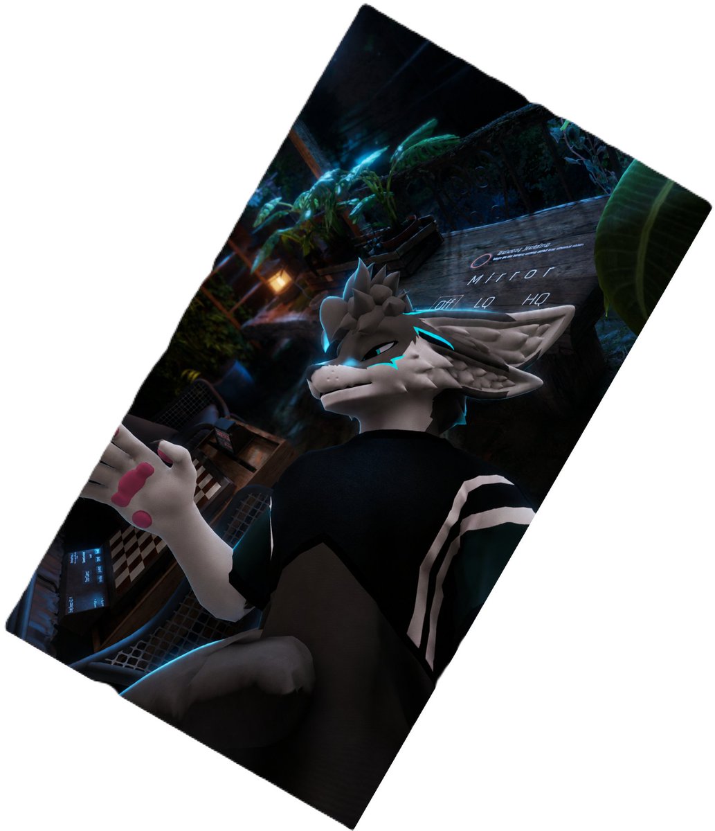 rosyvrc's tweet photo. #furry #vrchat 
It has a different vibe https://t.co/6pgMw6w7aV