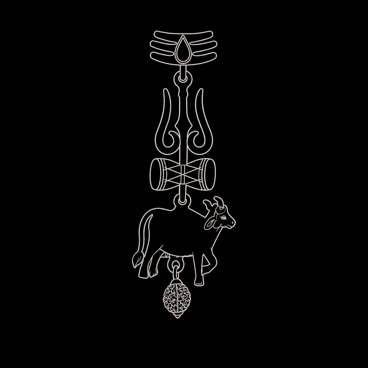 ananthapur_MBFC's tweet photo. Every element carrying the essence of Rudhra. 🔱🐂🔥

Here’s the Varanasi pendant artwork, extracted from the shirt and provided wwm.

Preserving the original detailing as much as possible.

#Varanasi @urstrulyMahesh @VaranasiMovie https://t.co/dae7KF6pbd