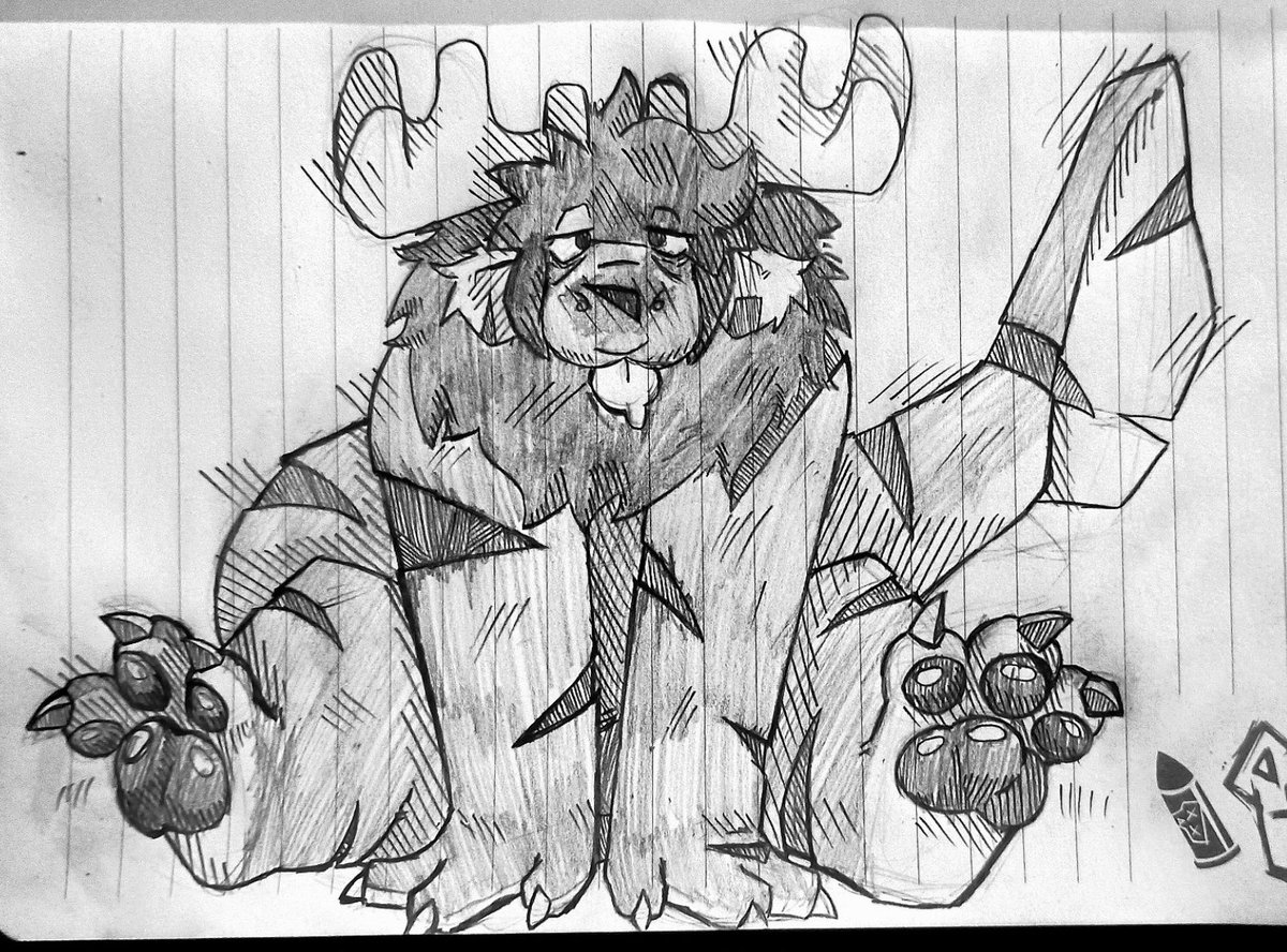 MoonsyFishron's tweet photo. Moon big paws https://t.co/3NQXngYwEB