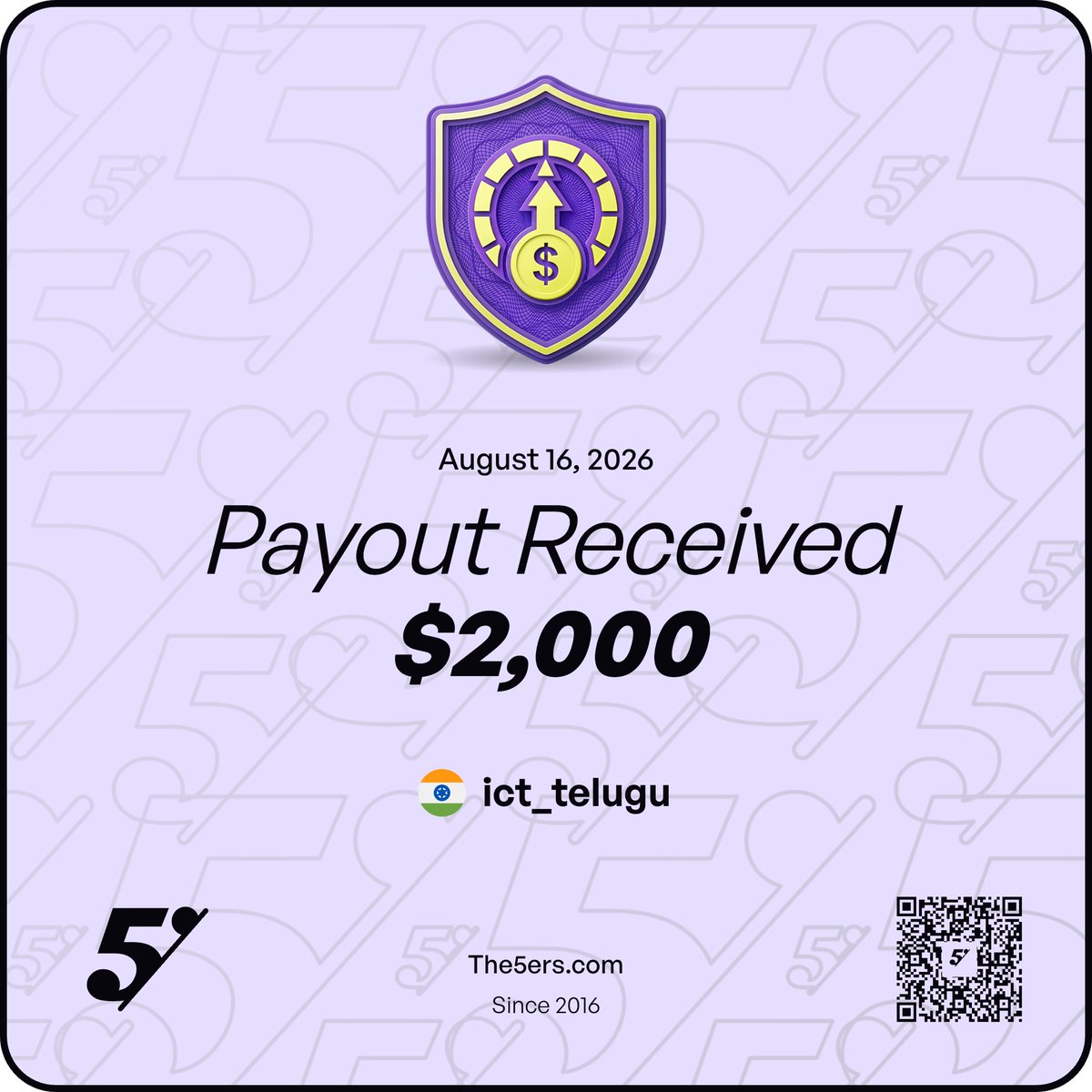 ICT_Telugu's tweet photo. 💰 Payout Received from @the5erstrading

Smooth process, solid trading conditions, and  payout secured. 🔥

Consistency > Emotion.
Trust the process. 📈
@the5erstrading  #Trading #ICT #MSNR #Forex #PropFirm #Payout

@nandapfx @The_4thMan @SLKWITHFZ @Dheeraj7098 @tradewithdrfx https://t.co/f3oC24tnYE