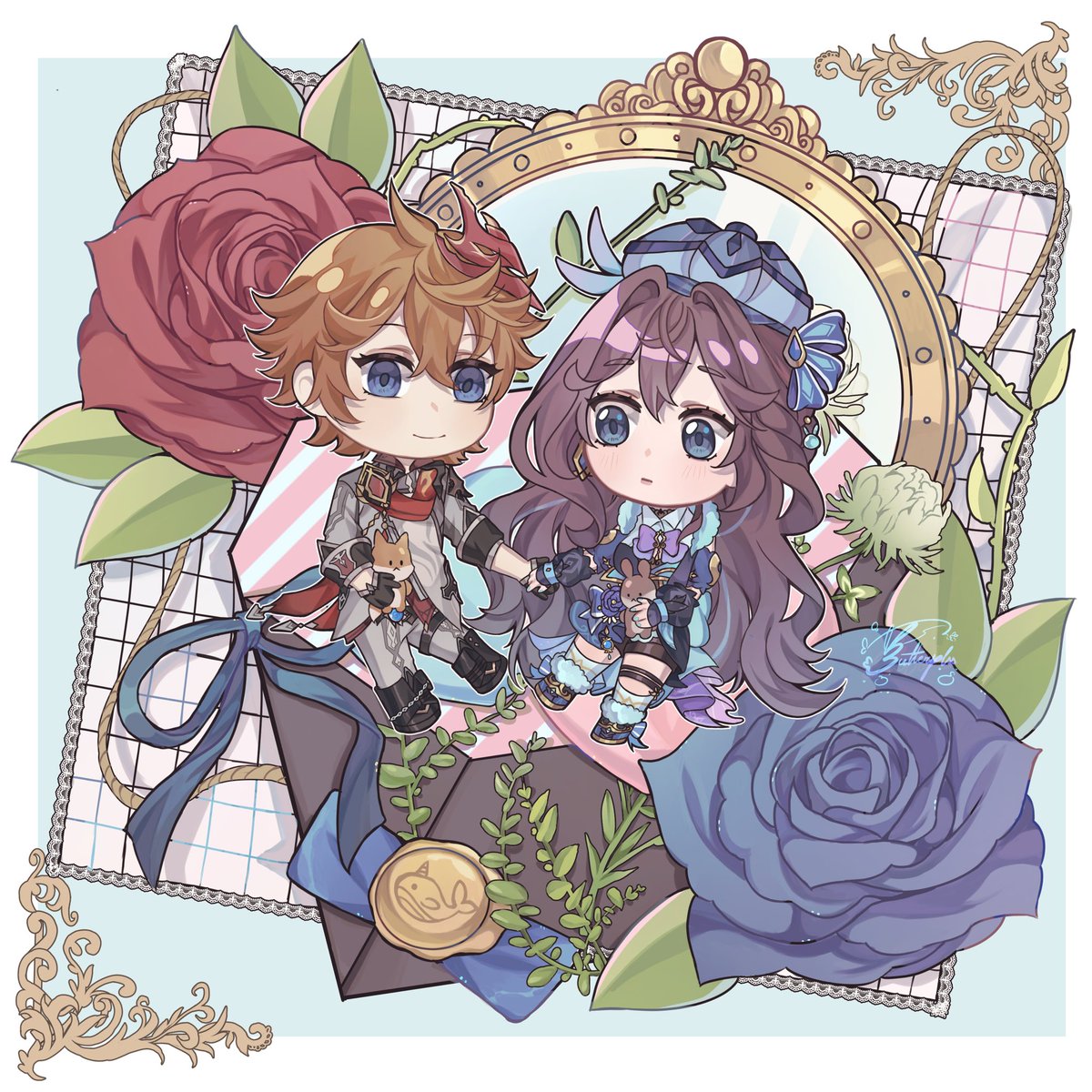 bunniwavee's tweet photo. The only chibi art i ever draw for them:(( (it's like more than a year old) https://t.co/MwiT2GnfRF