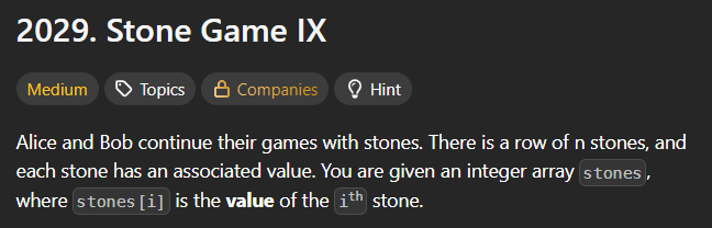 _samarth_chawla's tweet photo. When will these two boys Alice and Bob stop playing Stone Games 😭

IX LITERALLY!!

Bro, at this point just give them a house, jobs, and most importantly a therapy. 

#LeetCode #POTD https://t.co/SLT1eDFuVA