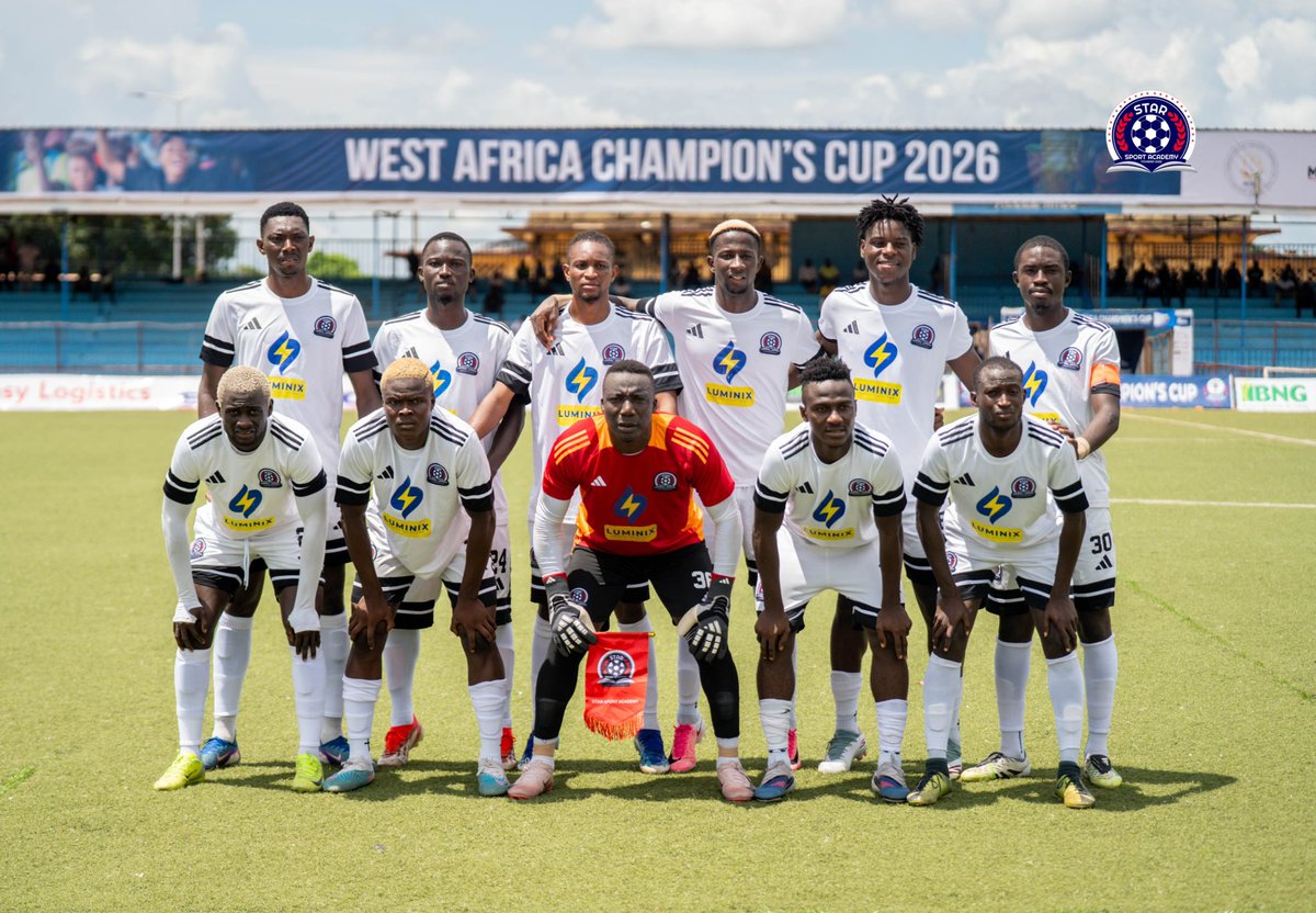 StarSport232's tweet photo. Match Day Action Pack from today’s 2:0 victory in the West Africa Champions Cup against Malian side AS Real Bamako 

#StarSportAcademy #WeWinTogether #SierraLeone #VictoryThroughExcellence https://t.co/MewWfJVISa