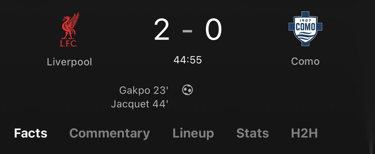 Adikastakes's tweet photo. JACQUETTT!!! He has scored 45 minutes into his Anfield debut. What a defenderrrr https://t.co/ApDffRGFPf