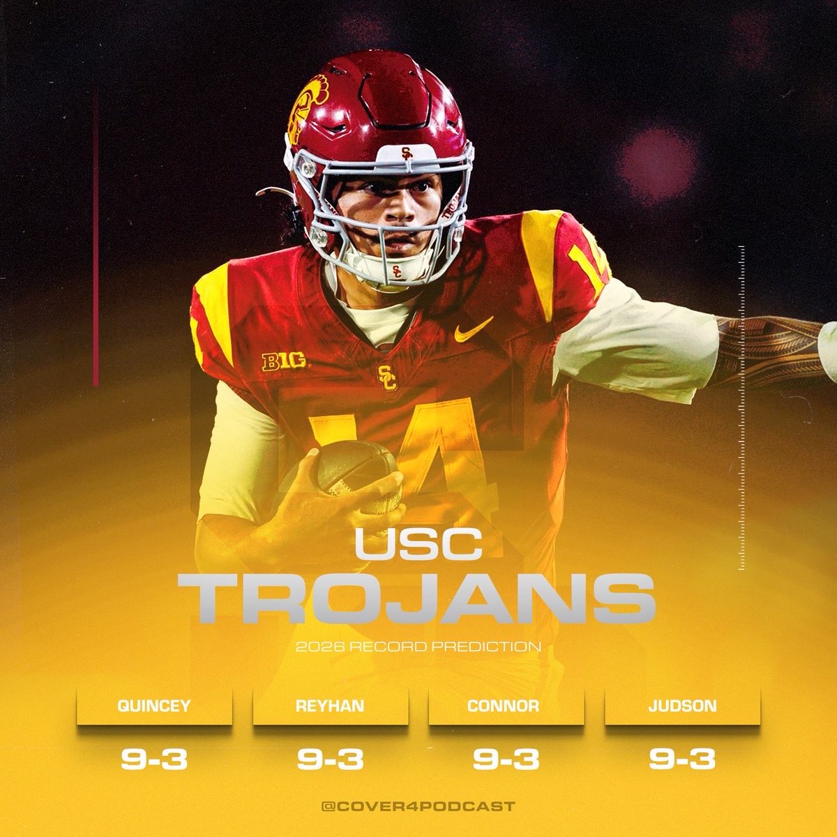 cver4propaganda's tweet photo. USC RECORD PREDICTION ‼️ TOO HIGH OR TOO LOW ON THE TROJANS🫣 #cfb #USC https://t.co/xNbGcCfWtV