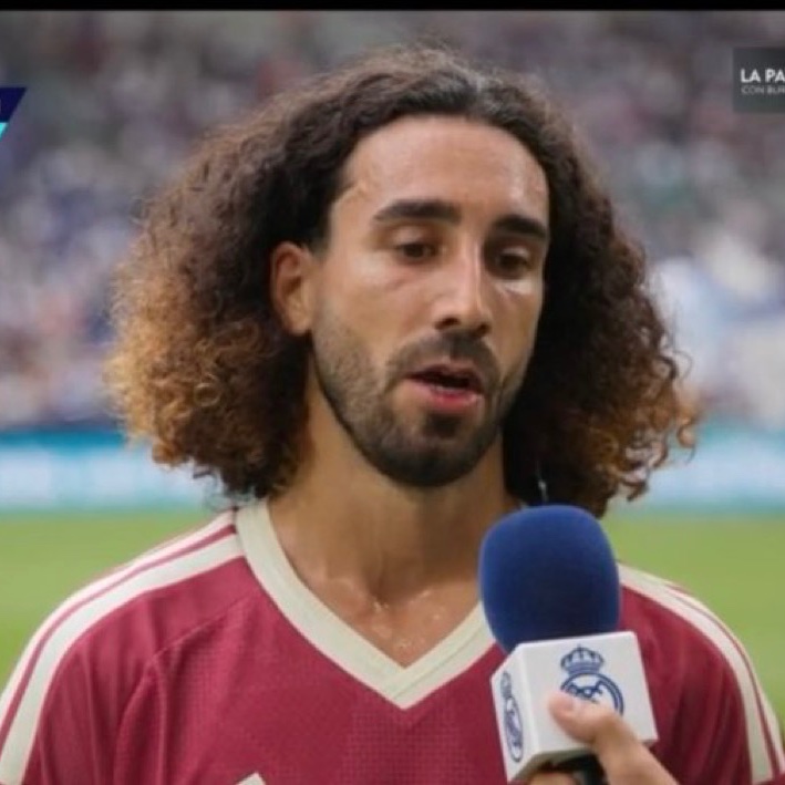 MadridUniversal's tweet photo. 🚨 Marc Cucurella: "Real Madrid fans? I've received a lot of messages, and I'll try to give my all in every minute I play."

"I think the most important thing, and what we all want, is to win titles with this shirt." https://t.co/8g6ZLKRMbl