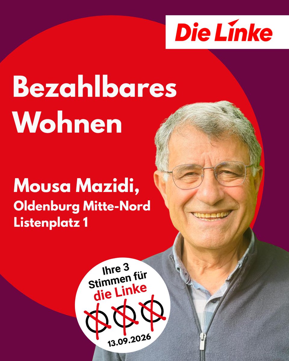 MazidiMousa's tweet photo. Bezahlbares Wohnen 
Mieten begrenzen
Mehr kommunale und genossenschaftliche Wohnungen
Schutz vor Verdrängung
Mehr Wohnheimplätze für Studierende https://t.co/DnMTAtSBUP