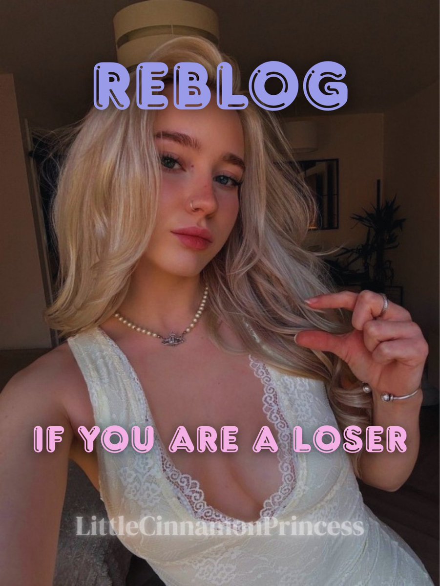dominantC22's tweet photo. Rt if you are a loser and need to be kept in your place #loserslut #losers #chasityloser #cuckoldloser https://t.co/xhqzlcA4Cc