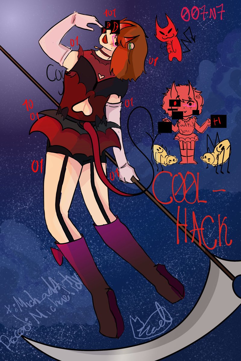 Mich_aelArt's tweet photo. C00l-H4ck!! #007n7 #Coolkid #MagicalgirlAU https://t.co/3qn7BuWY5P