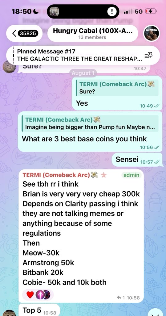 cookervika's tweet photo. August 1st -First pic

Today-2nd pic

GC frontran a base SZN and we up crazy😂❤️

Good shii man

You can check the ATH of these coins mentioned https://t.co/KoZd215KhN