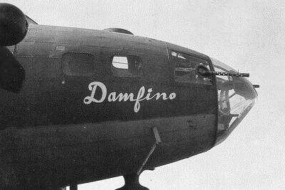 PaulBingley's tweet photo. 17 AUGUST 1943 | 15:30
Half an hour after dropping his bombs, Harry M. Smith's Damfino is attacked by a second German fighter. The B-17 develops a spin, which Smith is unable to arrest. Another ten 381BG men bail out over Germany. https://t.co/Hdmez1HMsE