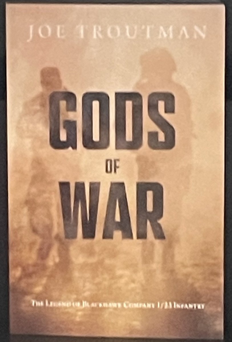 JoeTroutman2's tweet photo. The next great HBO miniseries? Who would be interested in watching the story of the legendary soldiers from Blackhawk Company 1/23 Infantry, like and share and let’s get this done. #GodsOfWar #OIFBandofBrothers #BlackhawkCompany1_23 #IraqWar #leadership #family #authorjoetroutman https://t.co/h0ngjhyCTQ