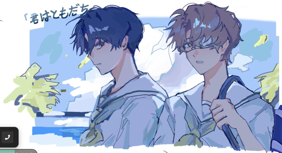 gyropsejin's tweet photo. i saw summer themed and my mind went to shoujo rei for some reason sorry if its not in theme… haha.. my first time joining ;; https://t.co/AKmEd9rANt