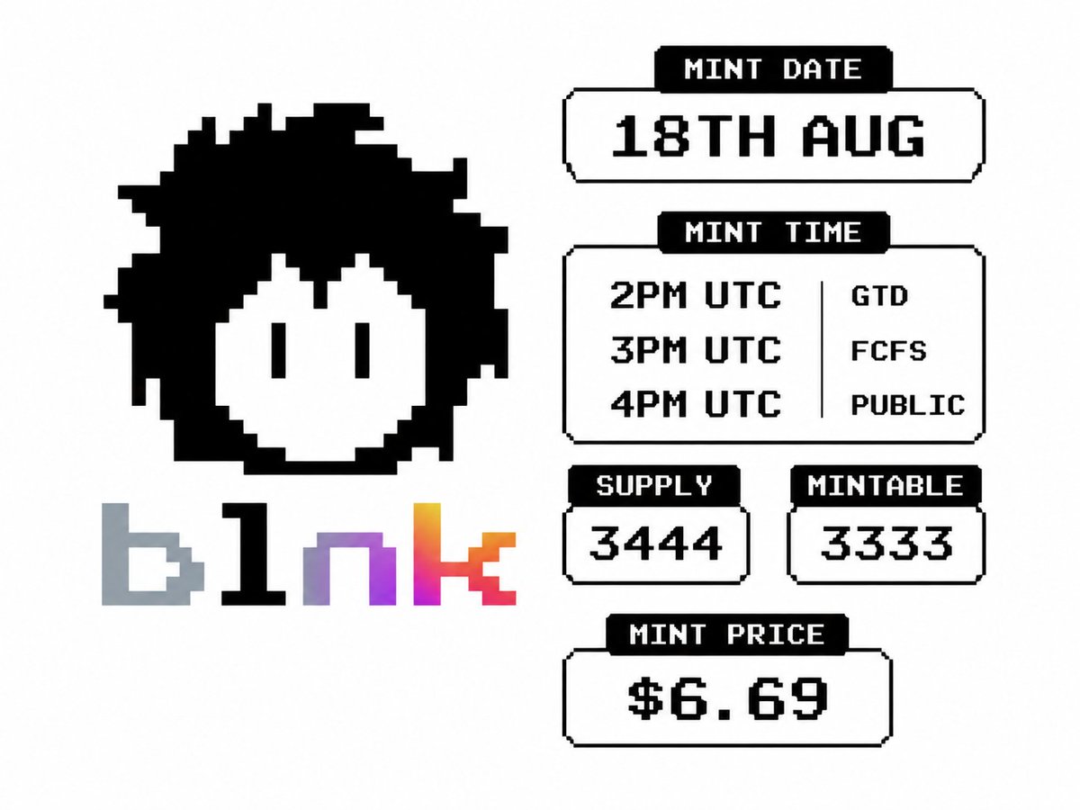 BlnkINC's tweet photo. The cat's out of the bag.

We're dropping 5 GTD WL spots - last call, no do overs 

Tag a friend and post a wallet 👇 https://t.co/ARFlzbOq1a
