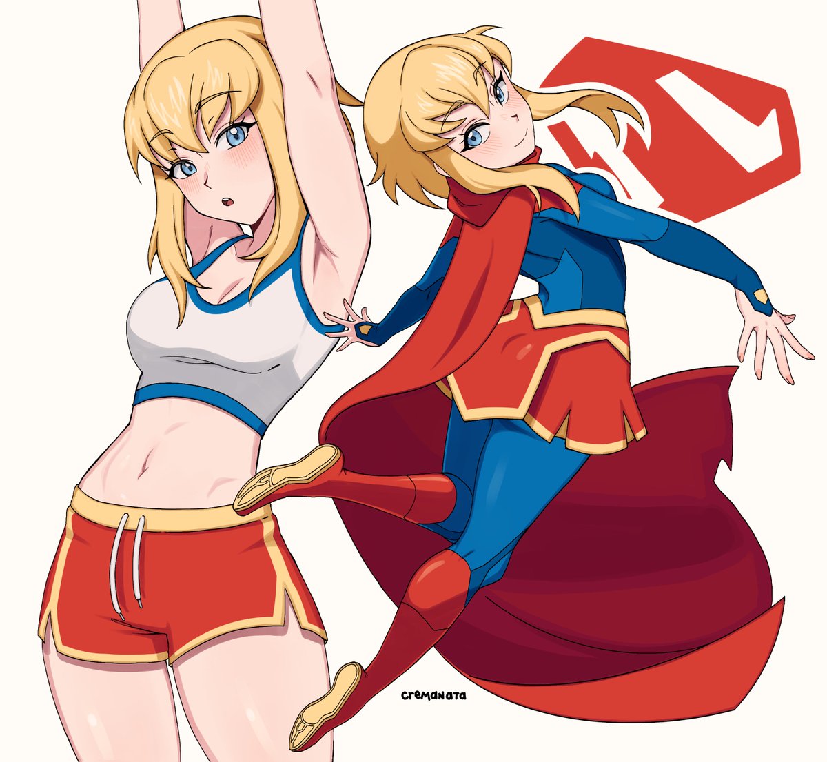 cremanata_art's tweet photo. drew kara zor-el 💕 https://t.co/yPPB6i4OUe