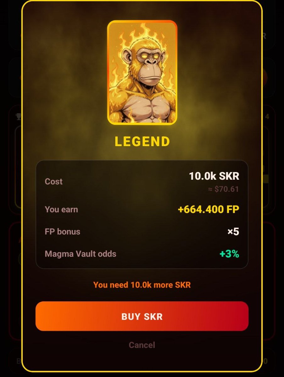 SKRBurner's tweet photo. 🔥SKR Burner v2.5.9 just submitted to the Solana dApp Store.

NFTs are now ANIMATED: living cards with a holographic edge, stored permanently on Arweave.

Plus the Magma Vault, achievement popups, and a lot of polish.

Rolling out as soon as it's approved. 🌋
solana:SKRbvo6Gf7GondiT3BbTfuRDPqLWei4j2Qy2NPGZhW3
