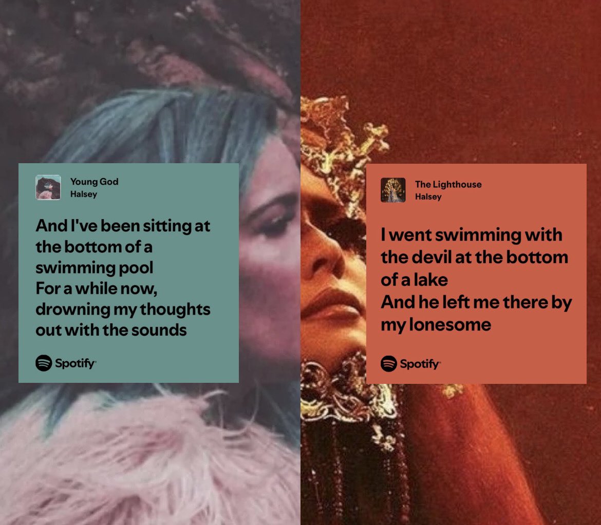d4rwin1sm's tweet photo. Halsey’s lyrical callbacks across different eras, what’s your personal favorite? 💘 https://t.co/M9bd1feN0K